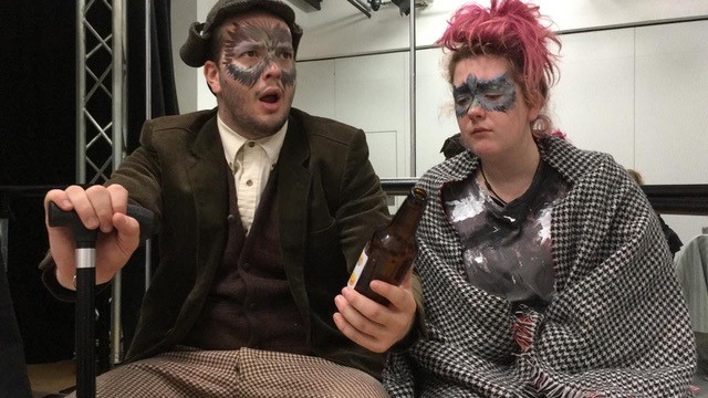 THE BIRDS in rehearsal