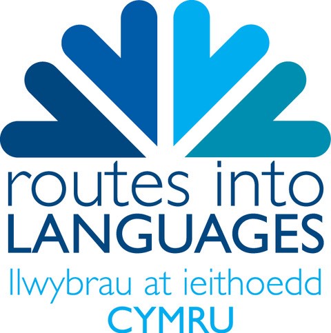 Routes into Languages Cymru logo