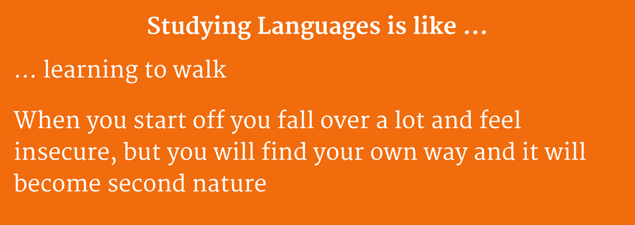 languages metaphor walking