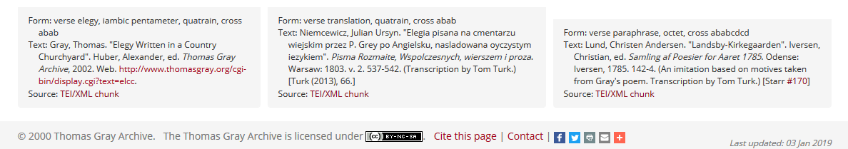 Screenshot of translation website