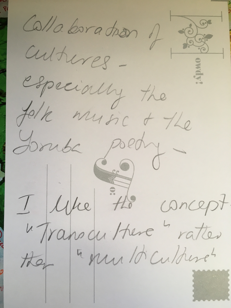 Audience feedback Yoruba Sonnets