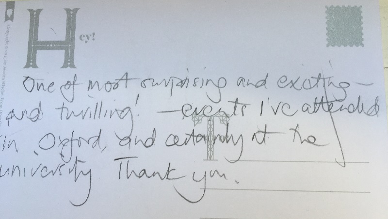 Audience feedback on Yoruba Sonnets