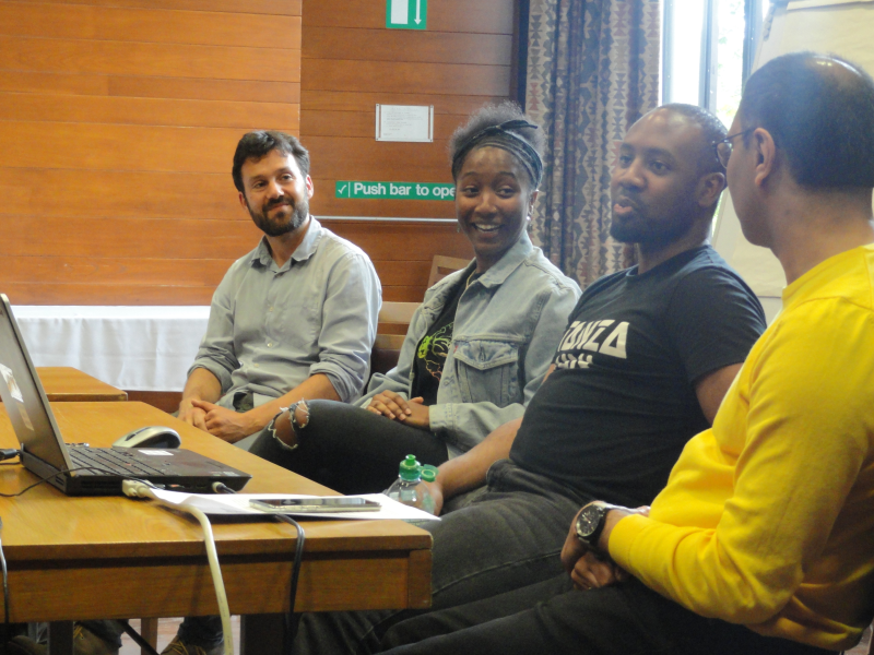 Poetry in motion workshop panel