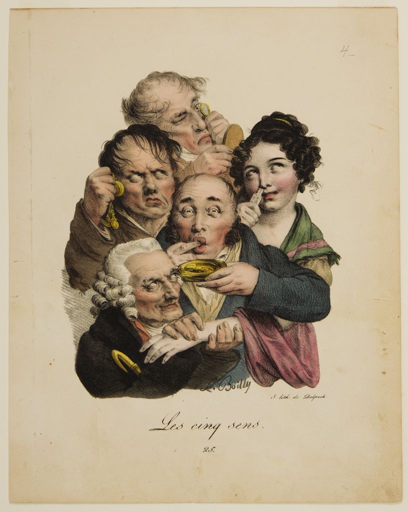 The five senses print