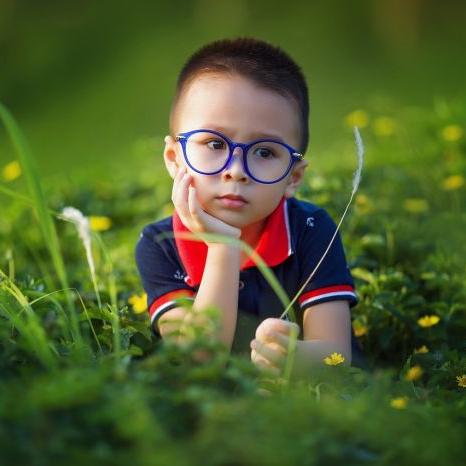 Daydreaming boy