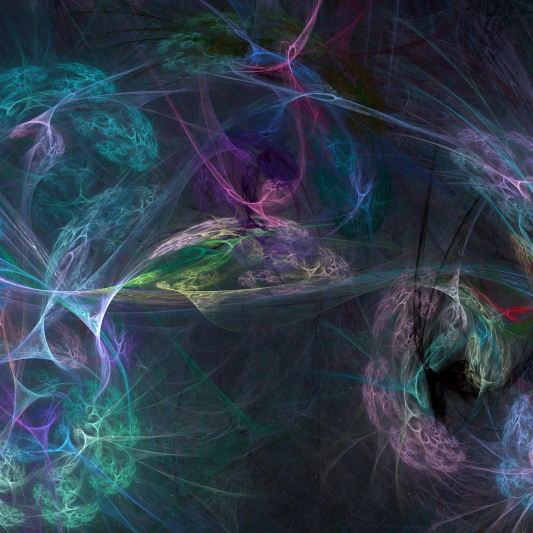 Abstract brain image