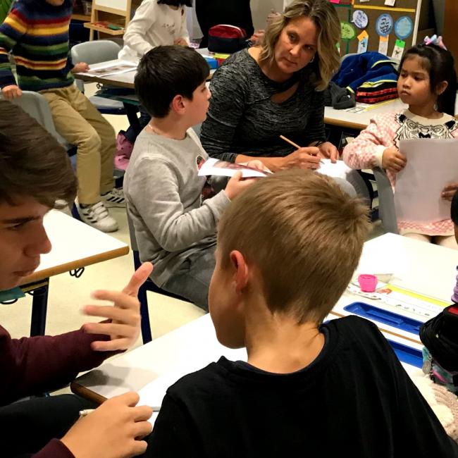 Photo of home language project in classroom