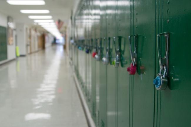 school corridor