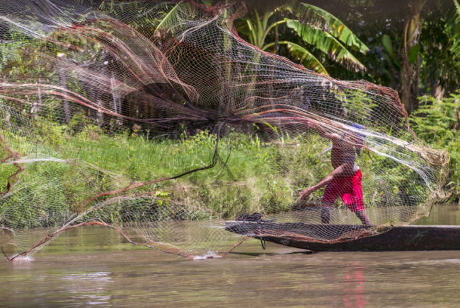 Colombian fisherman