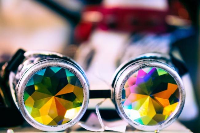 Prism glasses