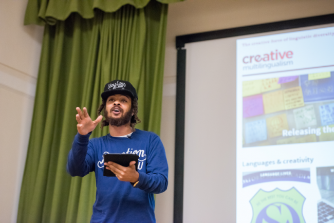 RTKAL performing at Creative Multilingualism Conference