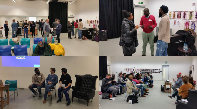 Montage of photos from the Languages in the Creative Economy Symposium